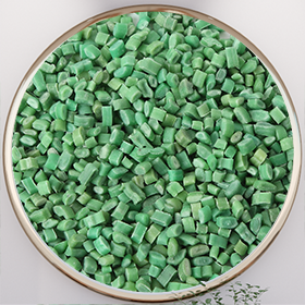 B green polypropylene (PP)
