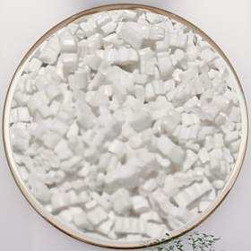 White polypropylene (PP)
